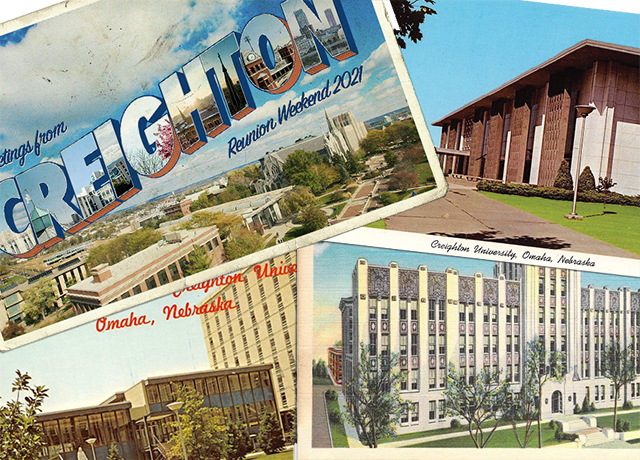 Creighton postcards