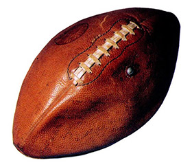 The Tulsa game ball.