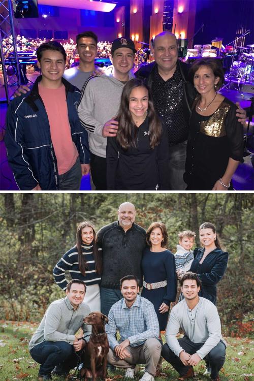 Two family photos