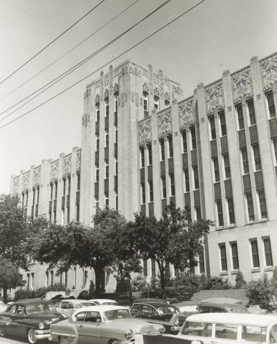 A college building in 1958