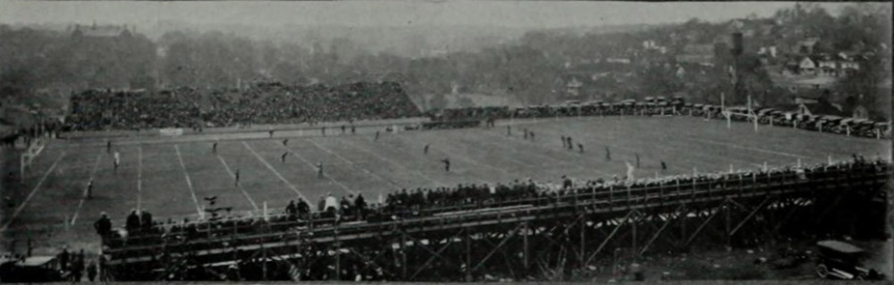 The Creighton football field in the early 20s.