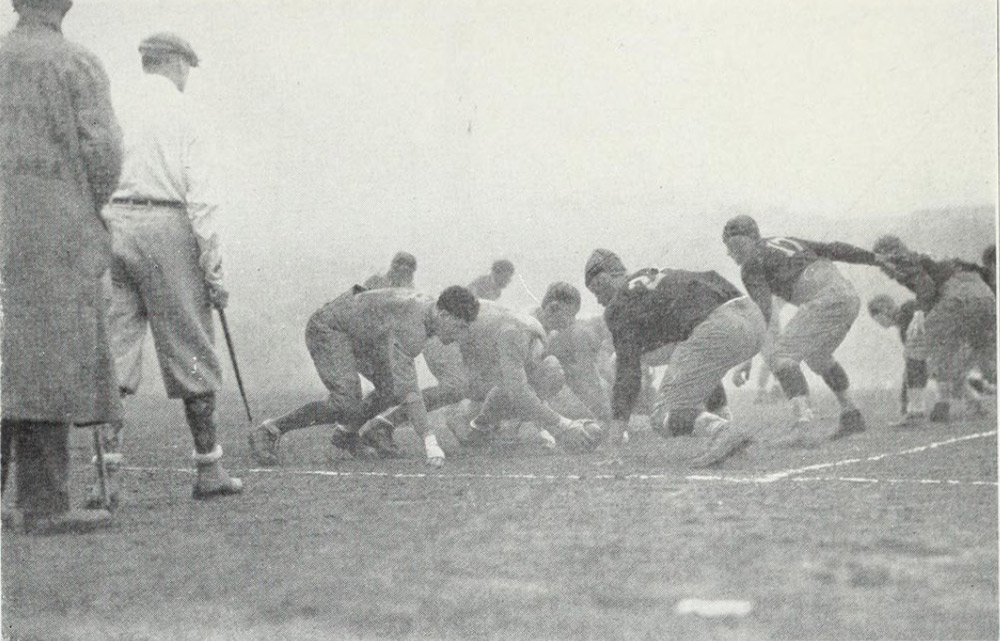 Creighton football team in the 1920s.