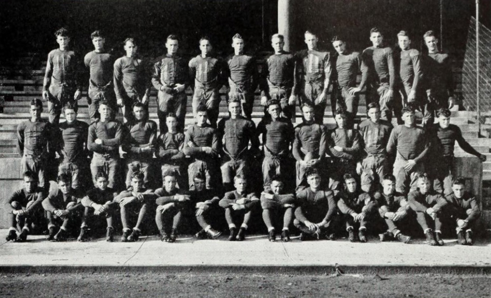 Creighton football team in the 1920s.