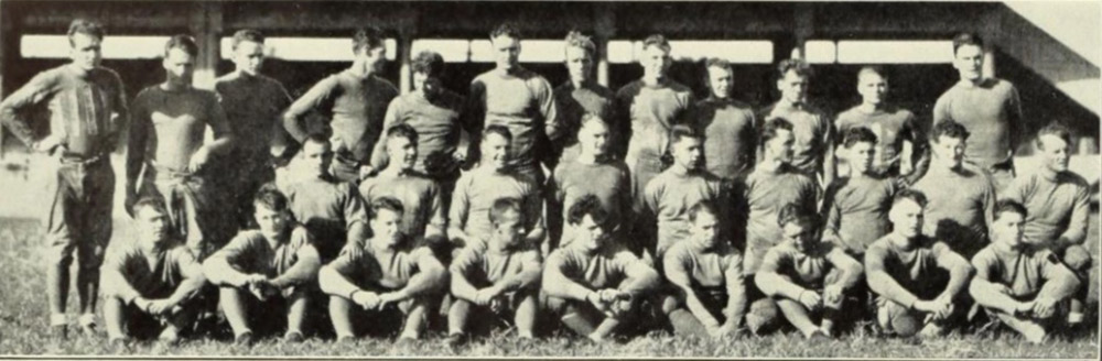 Creighton football team in the 1920s.