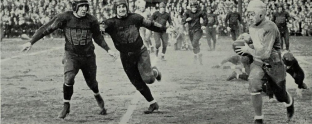 Creighton football team in the 1920s.