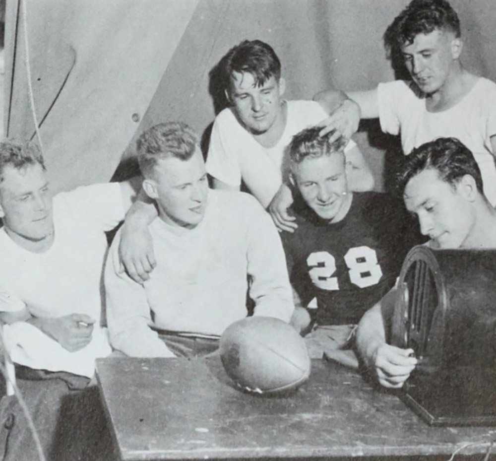 Creighton football team in the 1930s.