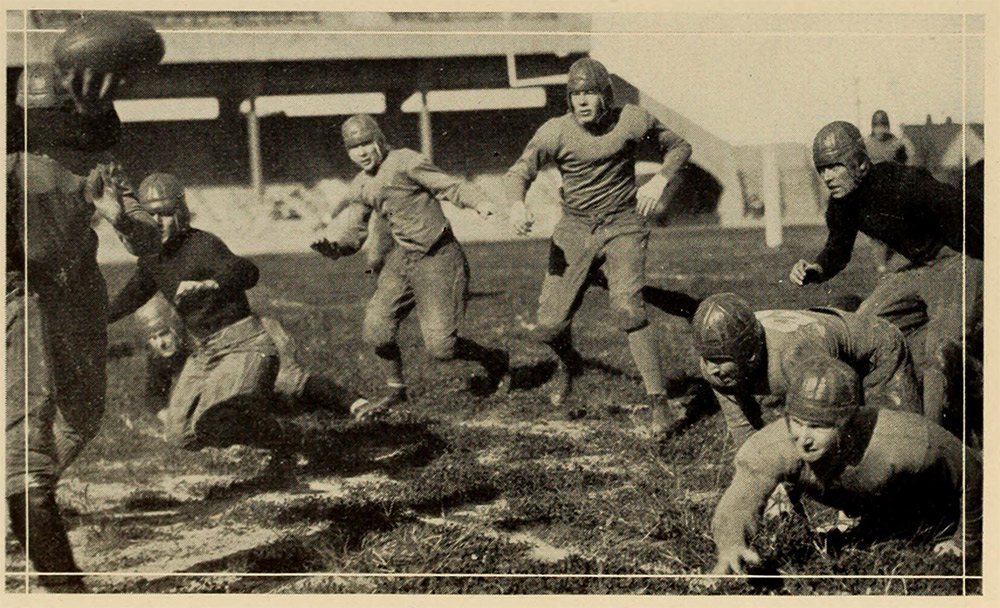 Creighton football team in the 1920s.