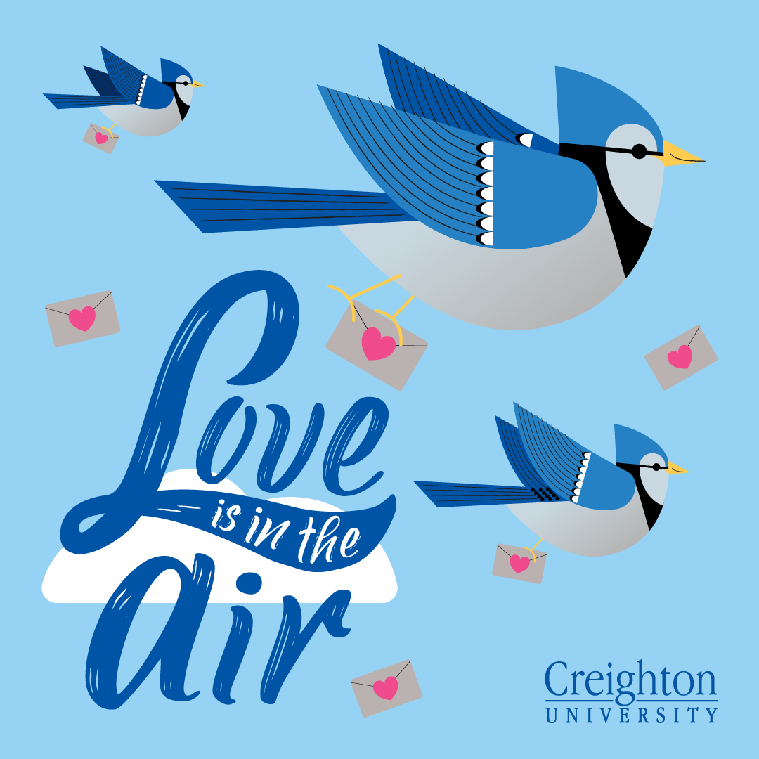 An image of a downloadable Creighton Valentine.