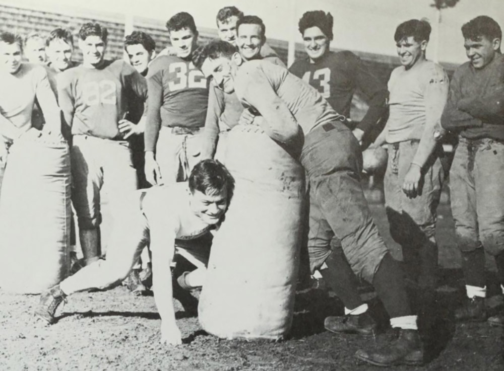 Creighton football team in the 1930s.