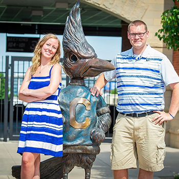 Peter, BS&rsquo;15, and Amanda Davis, BA&rsquo;15	