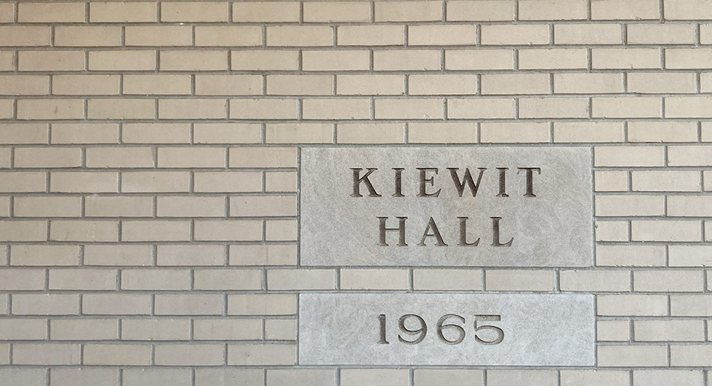 A photo of a building's wall
