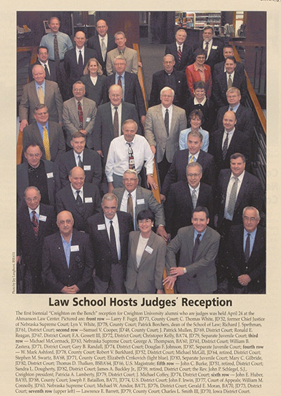 Lamberty law school judges reception