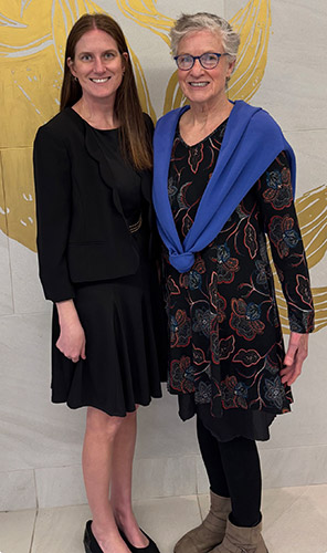 Lindsay Iverson and her mother