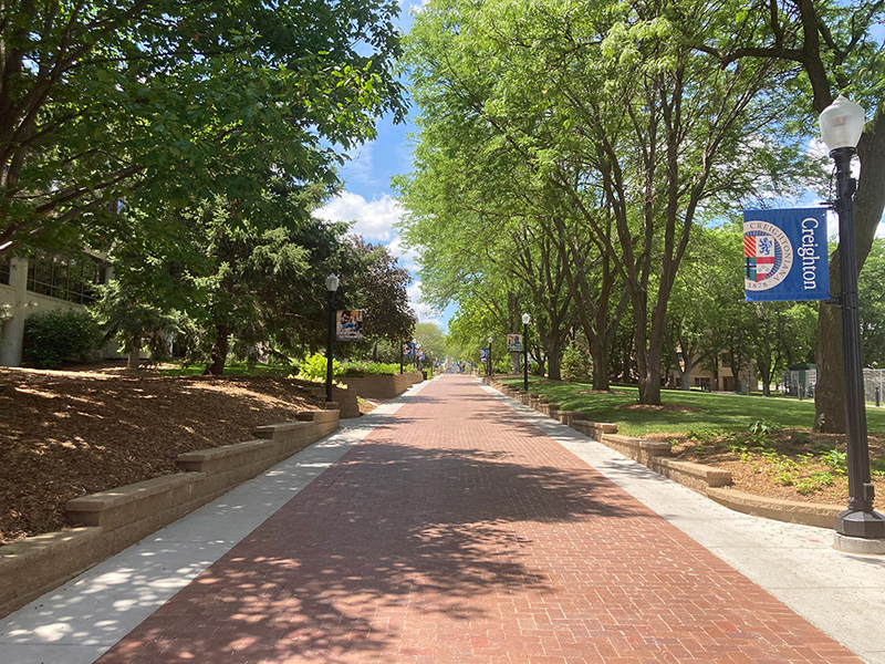 The Mall facing west