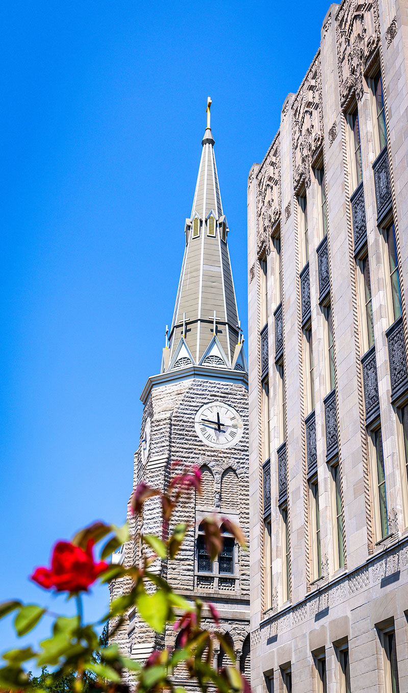 Summer flowers by St. John's Parish