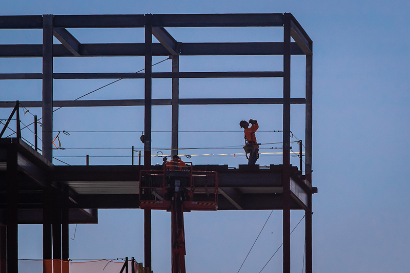 Werner Center construction site