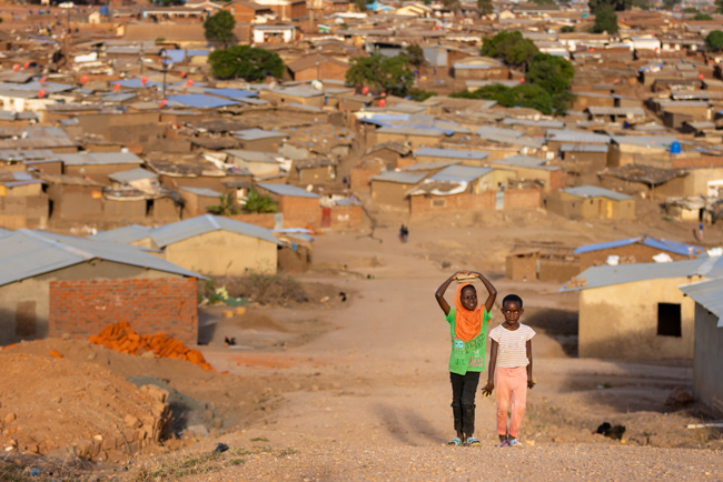 Children in Dzaleka.