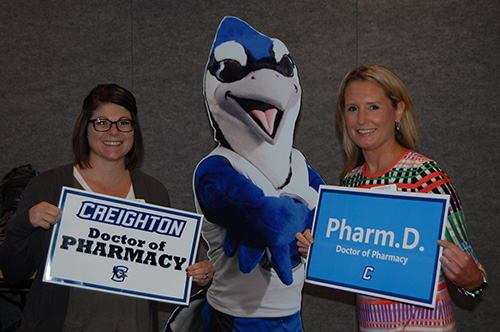 SPAHP alumni with Billy cutout