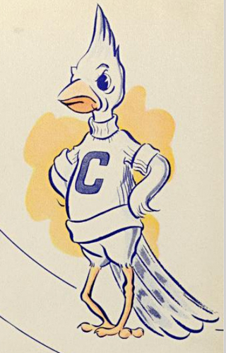 What the first Billy Bluejay looked like in 1941.