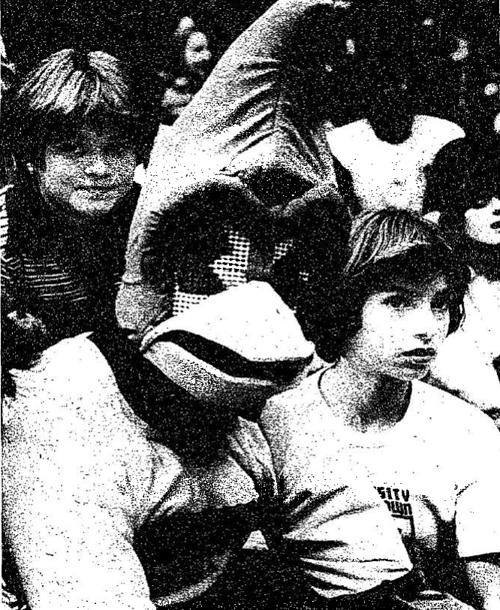 Billy mascot costume in the 1970s.