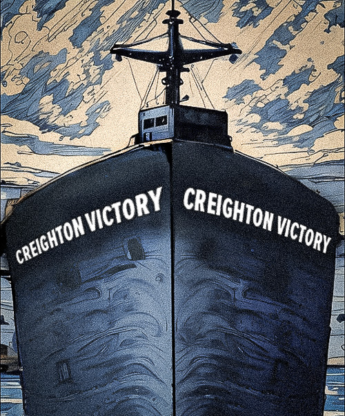 Illustration of the Creighton Victory
