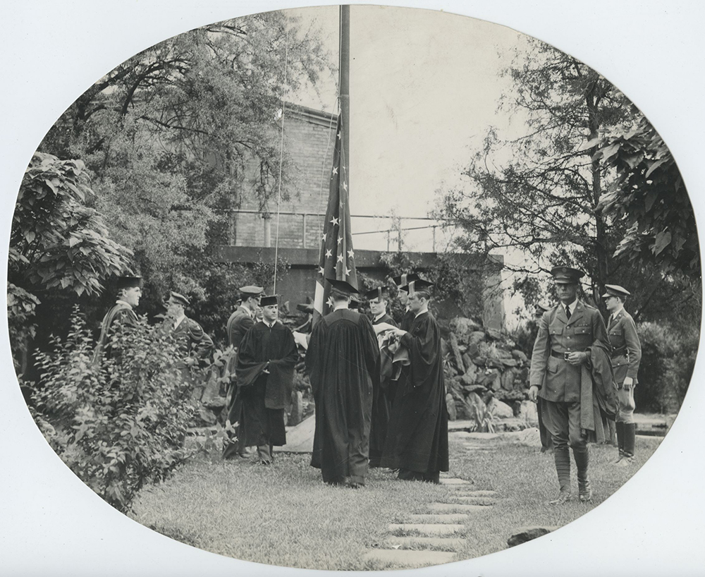 Image of Creighton graduation from the 1930s.