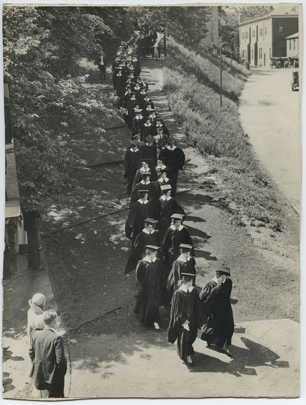 Image of Creighton graduation from the 1930s.