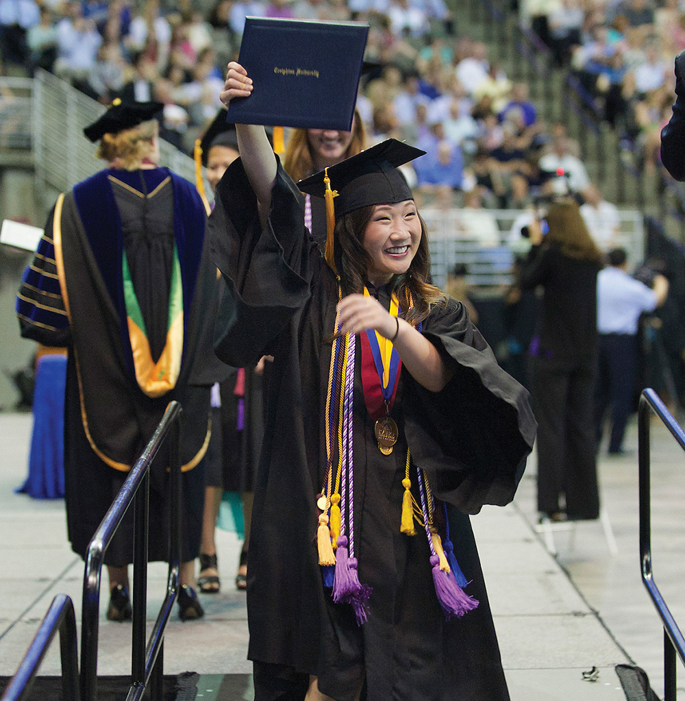 Image of Creighton graduation from the 2010s.