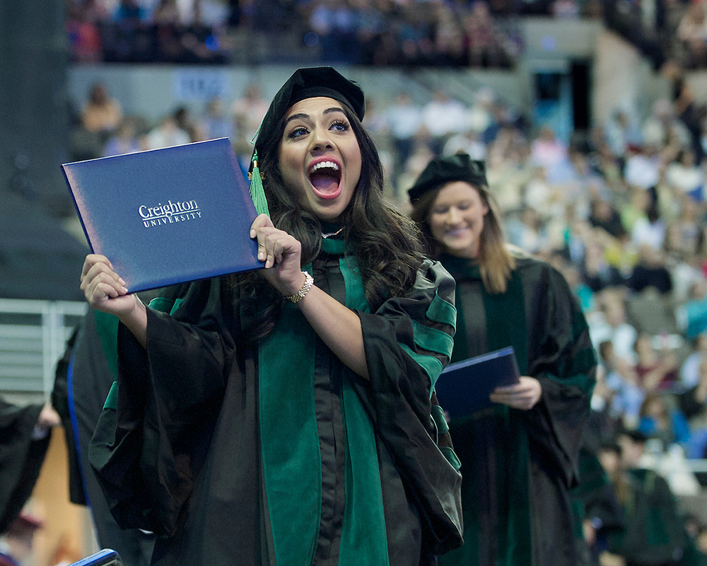 Image of Creighton graduation from the 2010s.