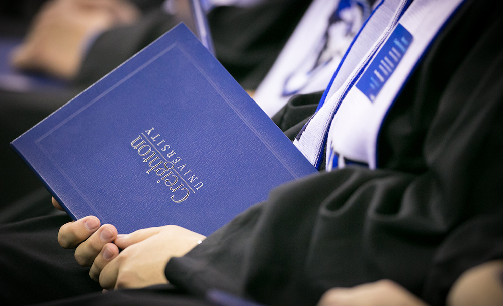 Image of Creighton graduation from the 2010s.