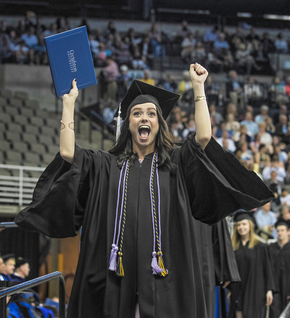 Image of Creighton graduation from the 2010s.