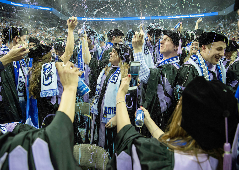 Image of Creighton graduation from the 2010s.