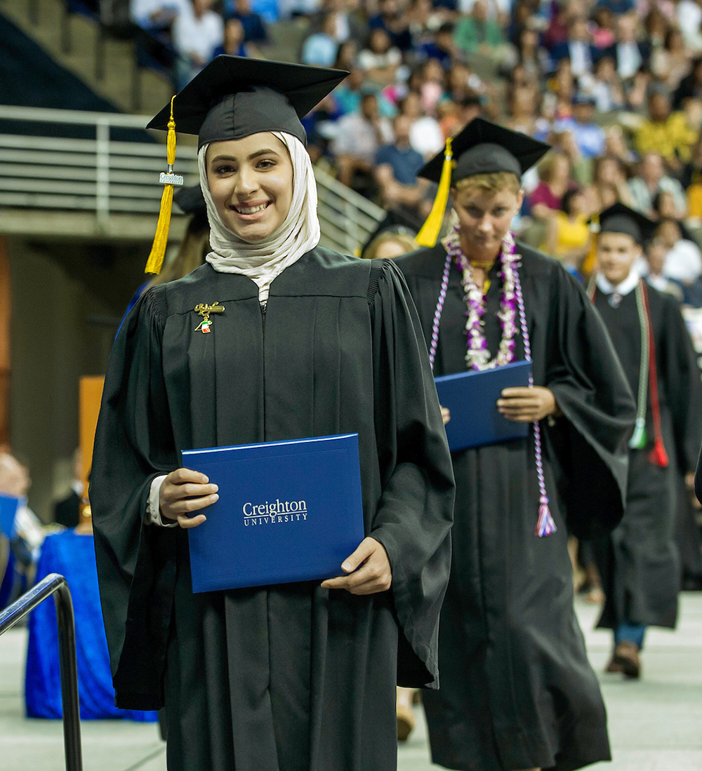 Image of Creighton graduation from the 2010s.