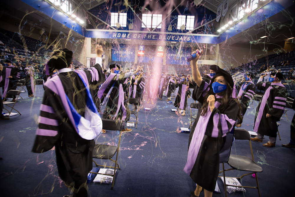 Image of Creighton graduation from 2021.