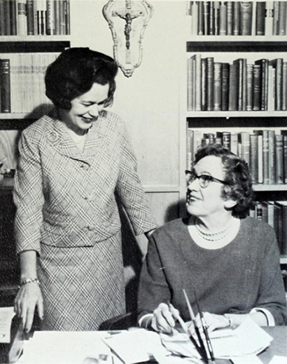 Eileen Lieben, left, pictured with Maurine Hamiltion.