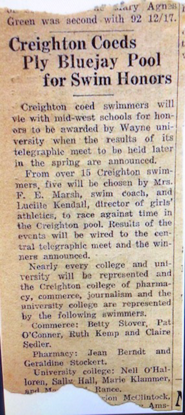 Clipping of Marsh family.