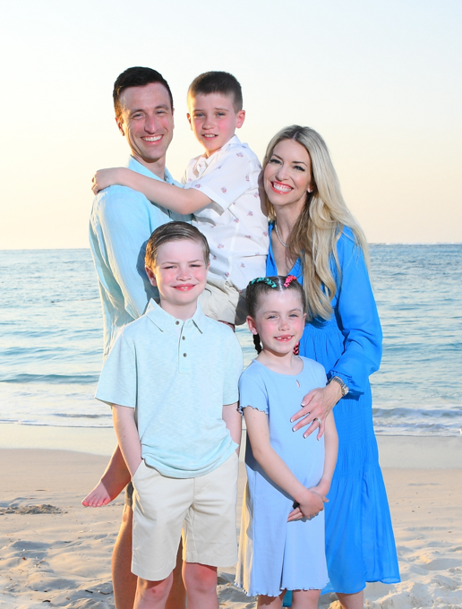 Michael and Brandy with their three children, Brody, Carson and Stella.