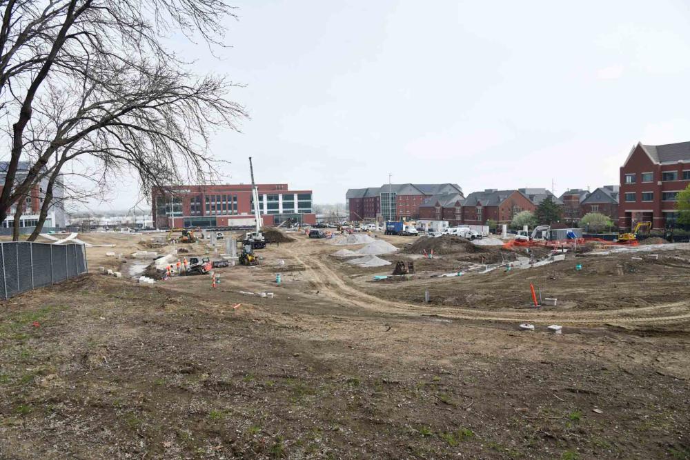 A large patch of dirt