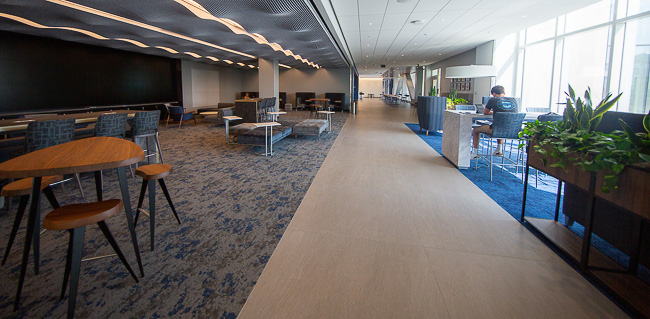 The fourth floor's 3,000-square-foot learning commons. 