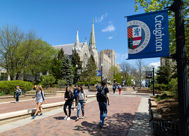 Creighton campus on the Mall