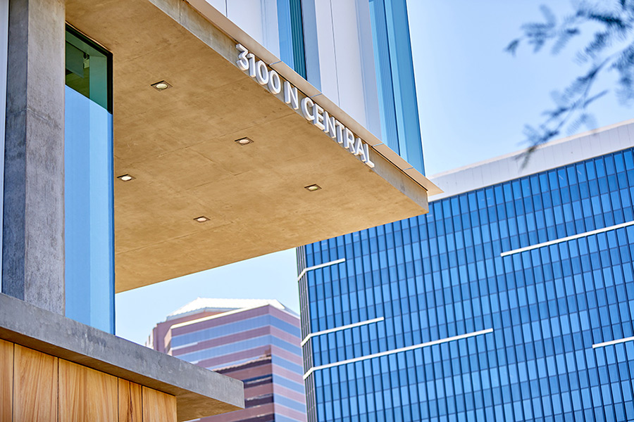 Exterior shot of Phoenix health sciences campus.