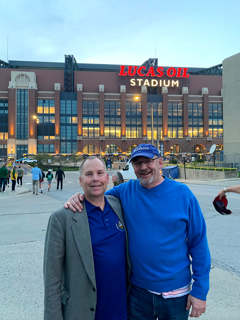 Doug and Kris at the 2021 Final Four