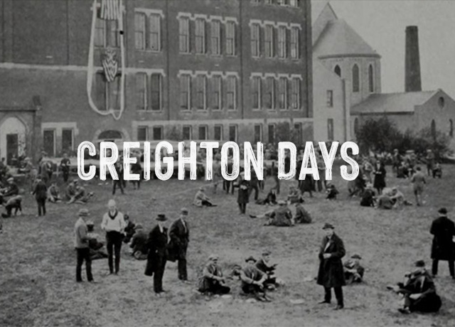 CREIGHTON DAYS image of old Creighton reunion