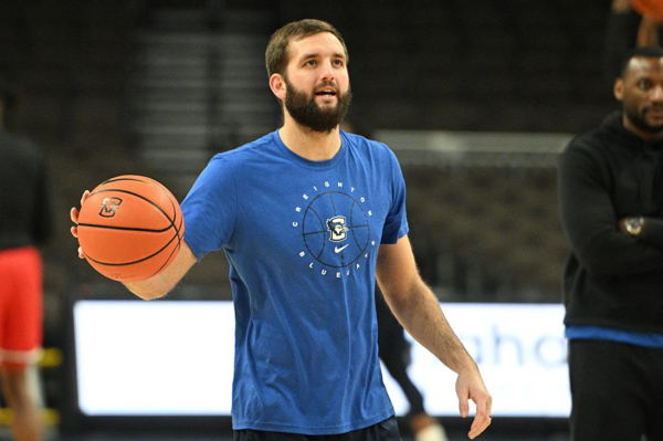Mitch Ballock works out with the team before the game. Photo by Steven Branscomb/USA TODAY Sports