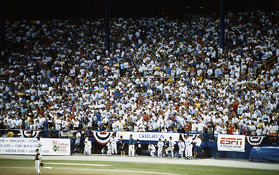 1991 Creighton baseball team at the CWS 