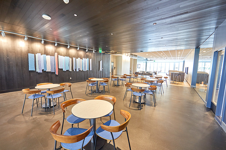 Interior shots of Creighton's health sciences campus in Phoenix.