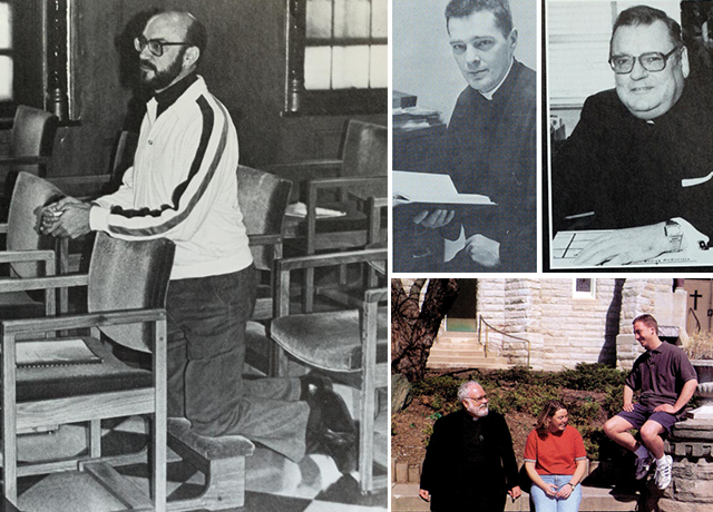 Images of different Creighton jesuits