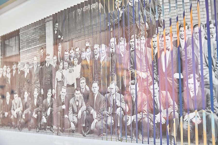 Art work and signage in the Phoenix health sciences campus.