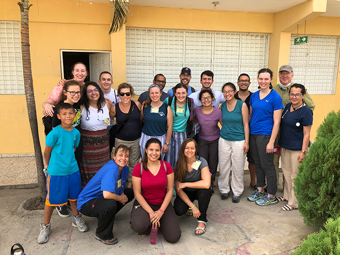 Jim (top right corner) with his fellow ILAC student-volunteers.