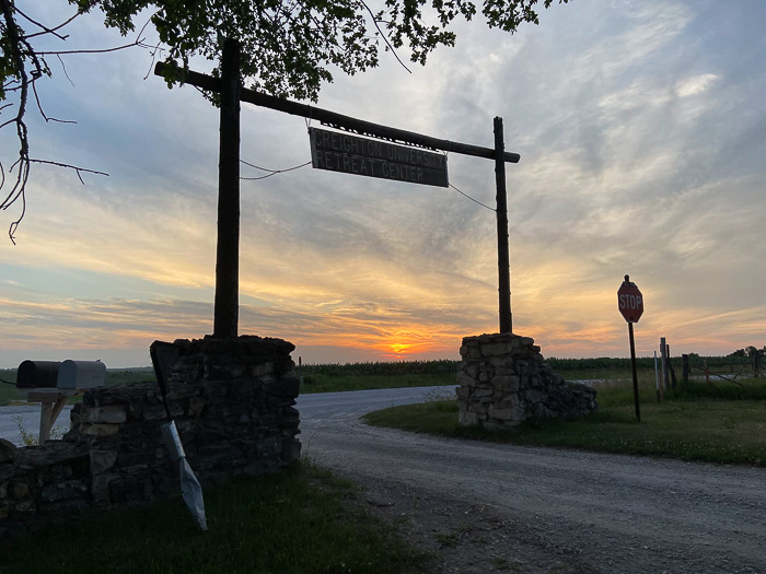 An image of the Creighton Retreat Center in Griswold, Iowa